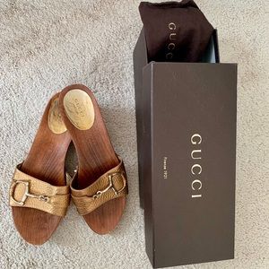 Gucci clog sandal